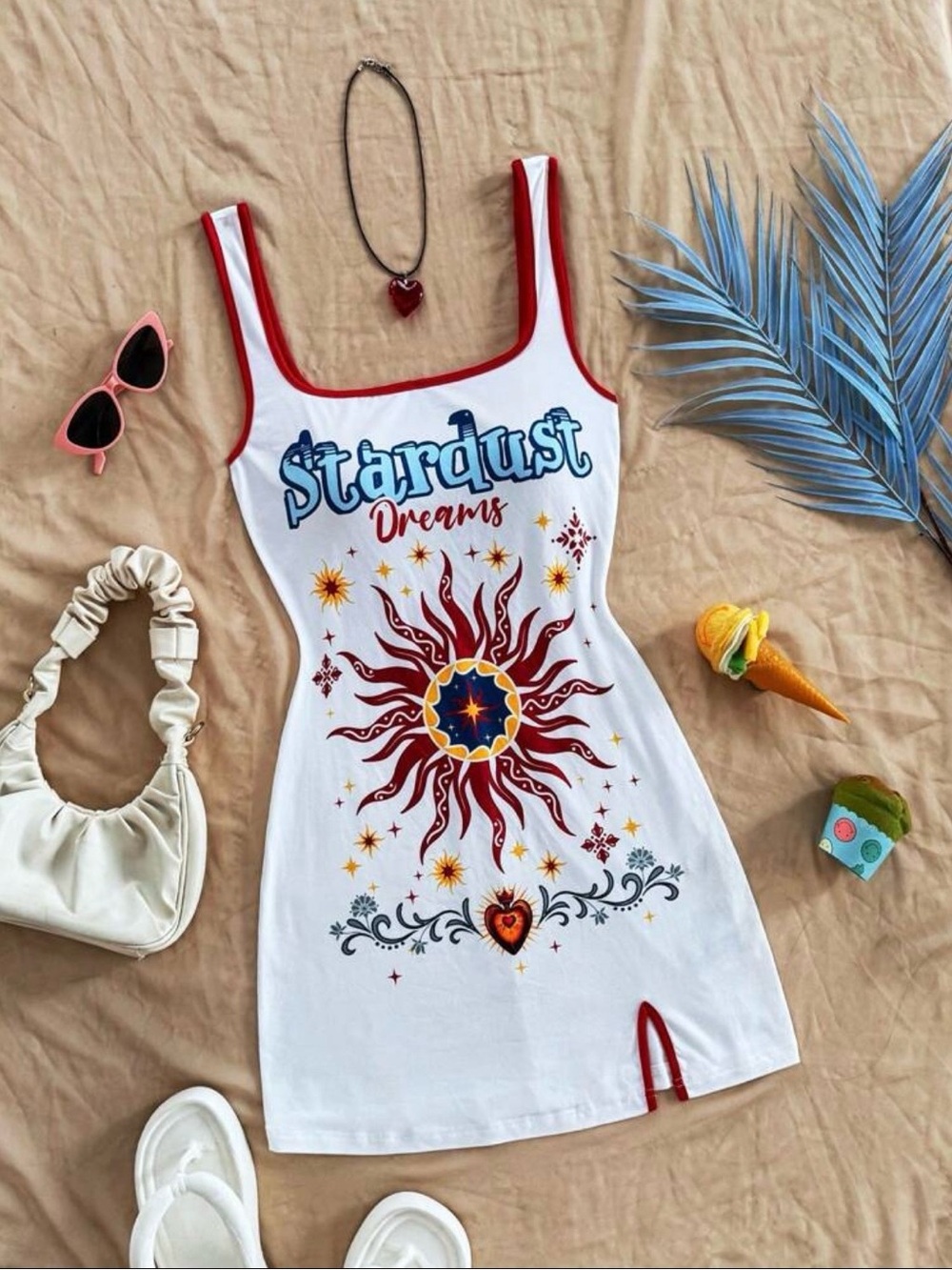 Brand New | Never Worn | Stardust Dreams White Mini Dress | Womens XS
